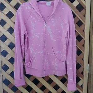 Pink lightweight hoodie
